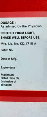 Grilinctus Bm Paediatric Bottle Of 30ml Syrup