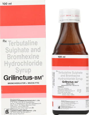 Grilinctus Bm Bottle Of 100ml Syrup