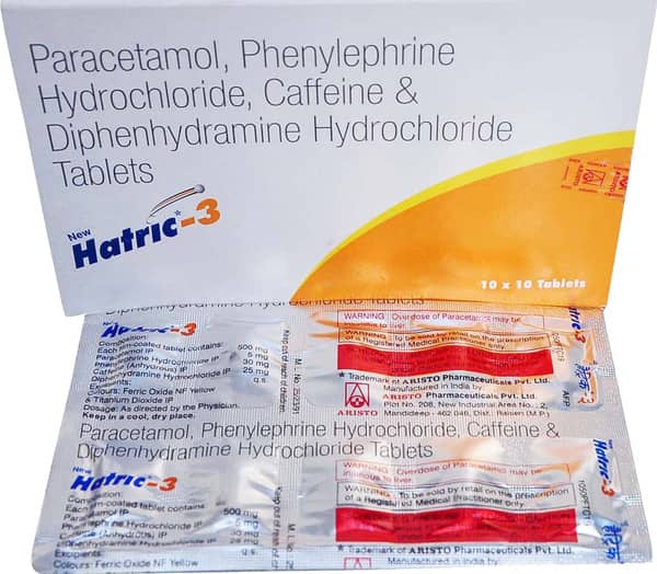 New Hatric 3 Strip Of 10 Tablets