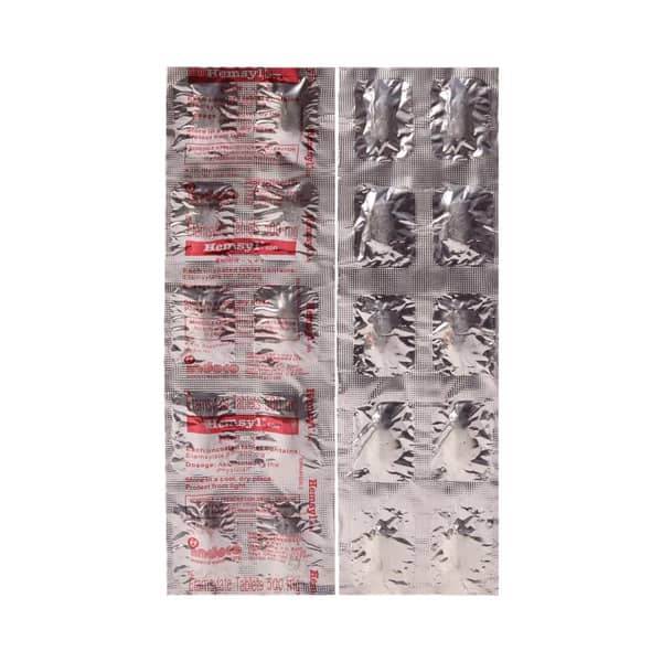 Hemsyl 500mg Strip Of 10 Tablets