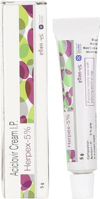 Herpex 5% Tube Of 5gm Cream