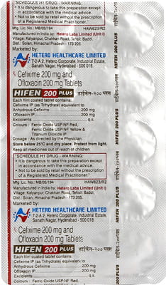 Hifen Plus 200mg Strip Of 10 Tablets