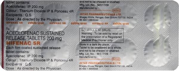 Hifenac SR Tablet
