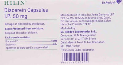 Hilin 50mg Strip Of 10 Capsules