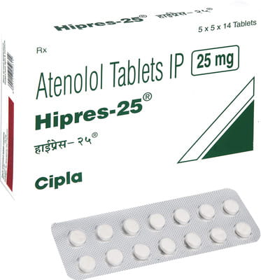 Hipres 25mg Strip Of 14 Tablets