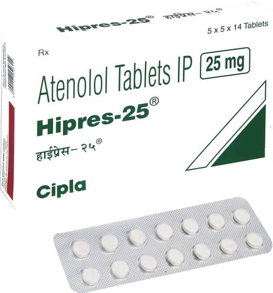 Hipres 25mg Strip Of 14 Tablets
