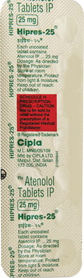Hipres 25mg Strip Of 14 Tablets