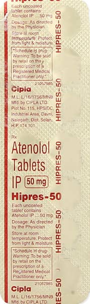 Hipres 50mg Strip Of 14 Tablets