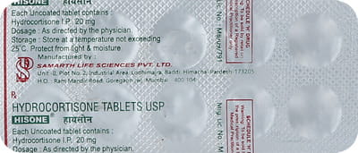 Hisone 20mg Strip Of 10 Tablets