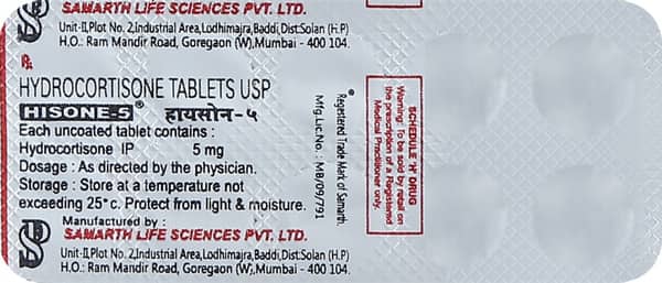 Hisone 5mg Strip Of 10 Tablets
