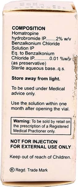 Homide Bottle Of 5ml Eye Drops