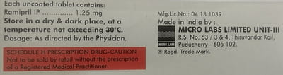 Hopace 1.25mg Strip Of 10 Tablets