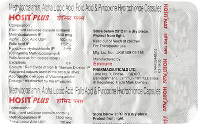 Hosit Plus Strip Of 10 Capsules