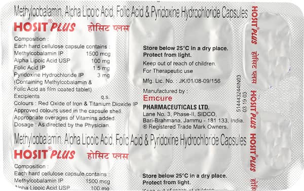 Hosit Plus Strip Of 10 Capsules