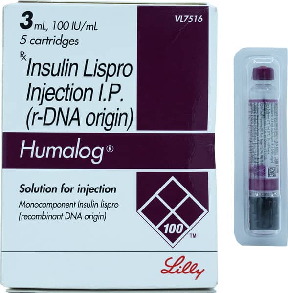HUMALOG SOLUTION FOR INJECTION 3ML