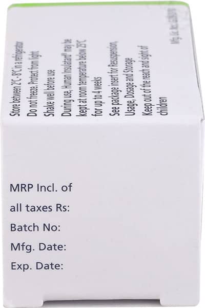 Human Insulatard 40iu Vial Of 10ml Suspension For Injection