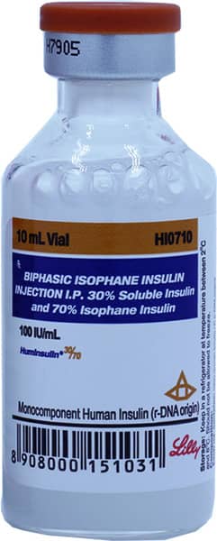 Huminsulin 30/70 100iu Vial Of 10ml Injection