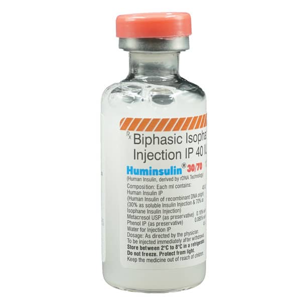 Huminsulin 30/70 40Iu Vial Of 10Ml Injection