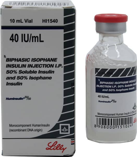 Huminsulin 50/50 40iu Vial Of 10ml Injection
