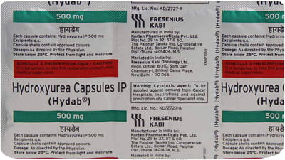 Hydab 500mg Strip Of 10 Capsules