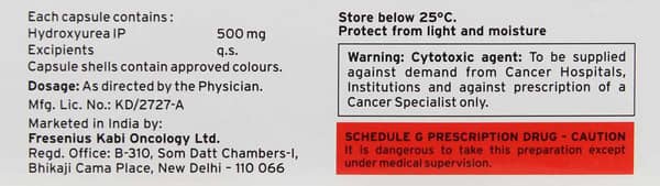 Hydab 500Mg Strip Of 10 Capsules