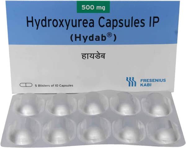 Hydab 500Mg Strip Of 10 Capsules