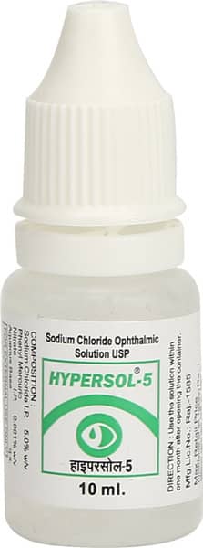 Hypersol 5 Bottle Of 10ml Eye Drops
