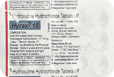 Hyrax 10mg Strip Of 10 Tablets