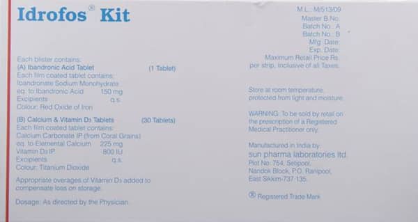 Idrofos Kit Strip Of 31 Tablets