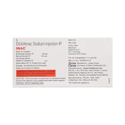 Inac Ampoule Of 3ml Injection