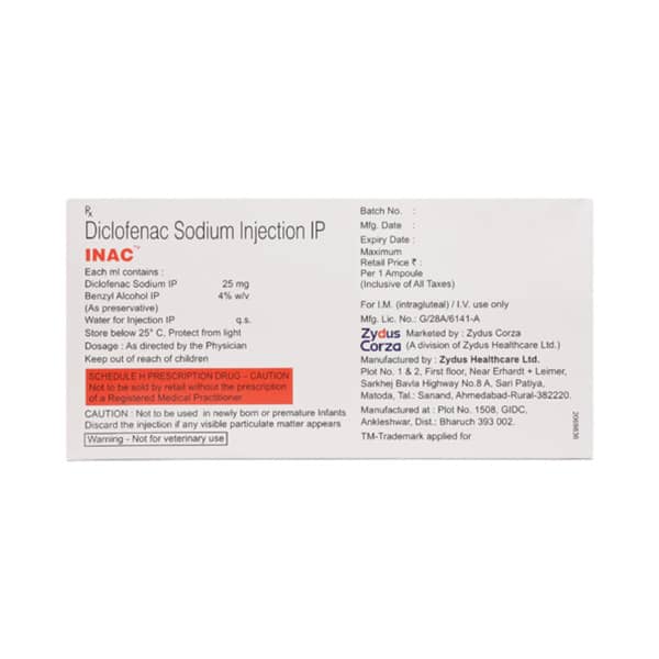 Inac Ampoule Of 3ml Injection