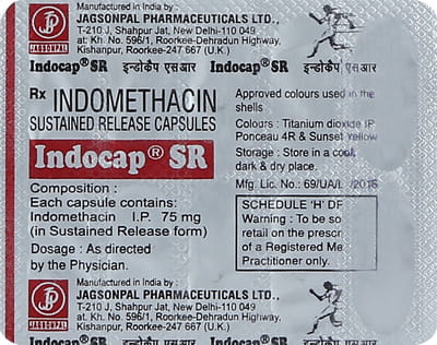 Indocap Sr 75mg Strip Of 10 Capsules