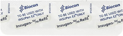 Insugen 50/50 100iu Vial Of 10ml Injection