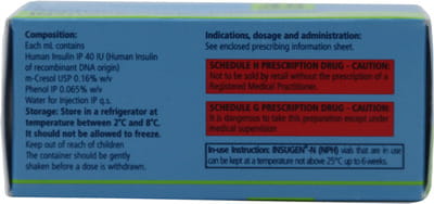 Insugen N 40iu Vial Of 10ml Injection