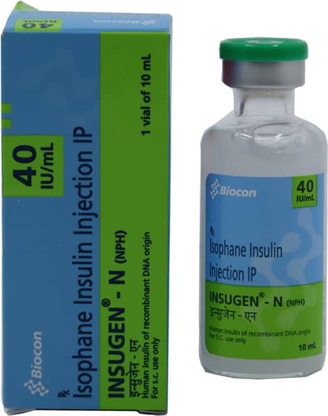 Insugen N 40iu Vial Of 10ml Injection