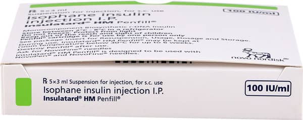 Insulatard HM Penfill 100iu Suspension For Injection