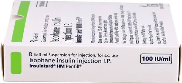 Insulatard HM Penfill 100iu Suspension For Injection