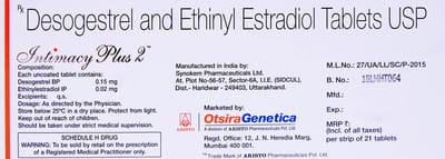 Intimacy Plus 2mg Strip Of 21 Tablets