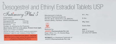 Intimacy Plus 3 Strip Of 21 Tablets