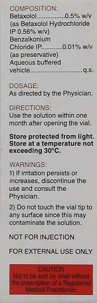 Iobet Bottle Of 5ml Eye Drops