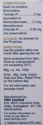 Iobrim Bottle Of 5ml Eye Drops