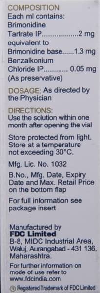 Iobrim Bottle Of 5ml Eye Drops