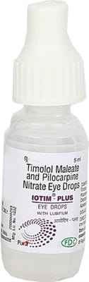 Iotim Plus Bottle Of 5ml Eye Drops