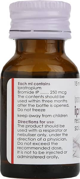 Ipravent Bottle Of 15ml Respirator Solution