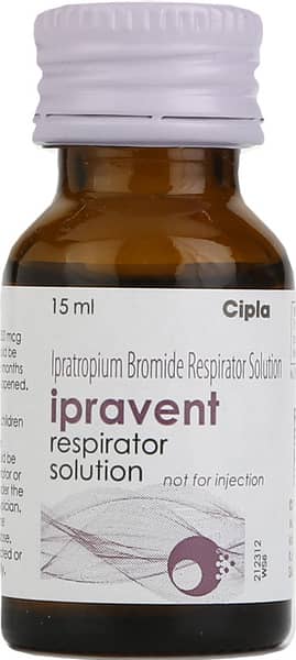 Ipravent Bottle Of 15ml Respirator Solution