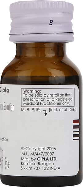 Ipravent Bottle Of 15ml Respirator Solution