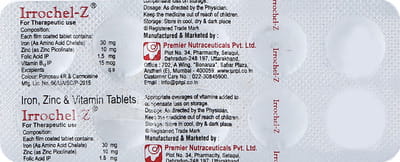 Irrochel Z Strip Of 10 Tablets