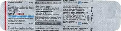 Ismo Retard 40mg Strip Of 7 Tablets