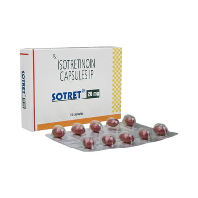 Isoaret 20mg Strip Of 10 Capsules