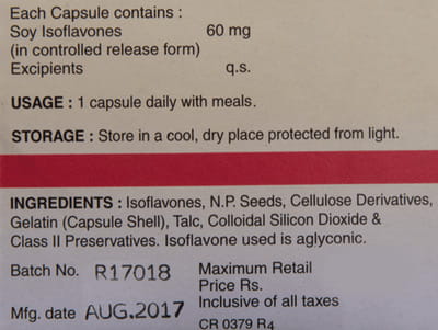 Isoflav Cr Strip Of 10 Capsules